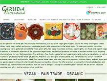 Tablet Screenshot of garudainternational.com